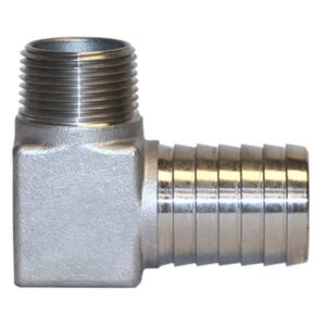 Stainless Fitting : 3/4″ 90 Insert x 3/4″ Male