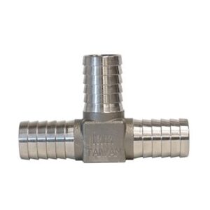 Stainless Fitting : 3/4″ Tee Insert x 3/4″ Insert x 3/4″ Insert