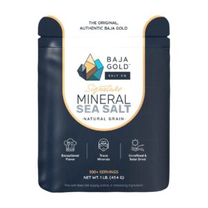 Baja Gold Mineral Sea Salt Natural Grain Crystals