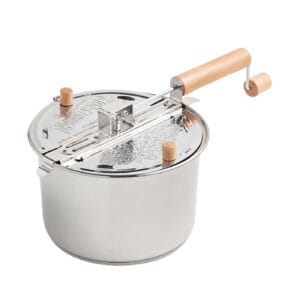 Stainless Popcorn Popper
